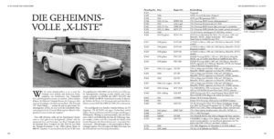 Buch TR History, Triumph Sportwagen, Die geheimnisvolle X-Liste